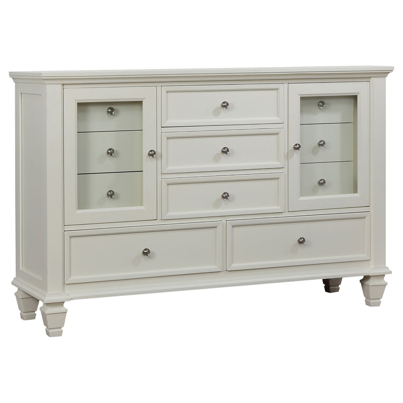 Sandy Beach Bedroom Set Cream White