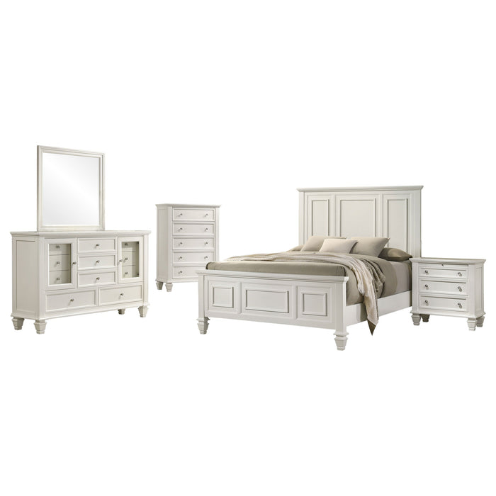 Sandy Beach  California King Bedroom Set Black