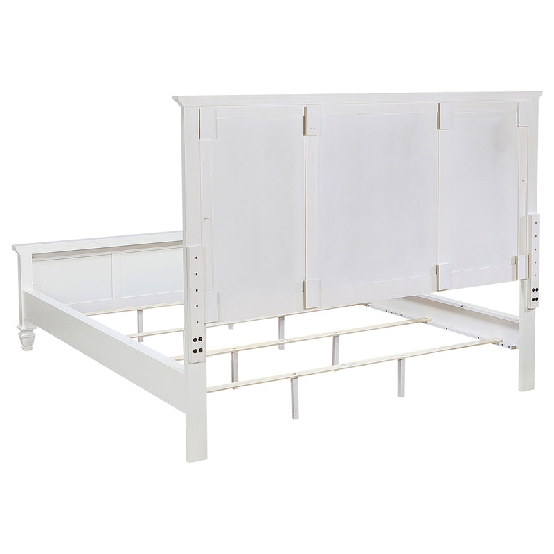 Sandy Beach Bedroom Set Cream White