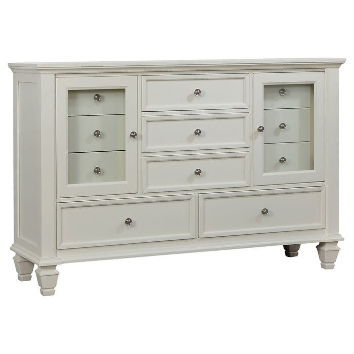 Sandy Beach  California King Bedroom Set Black
