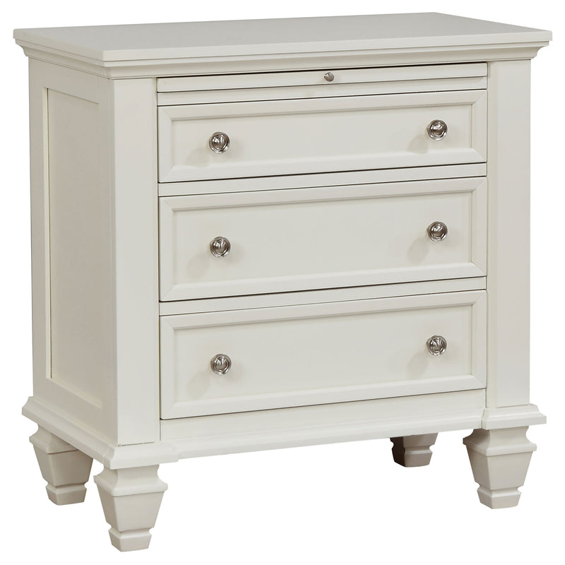 Sandy Beach Bedroom Set Cream White