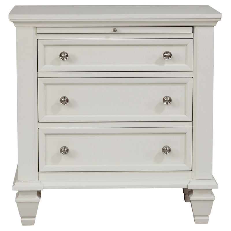 Sandy Beach Bedroom Set Cream White