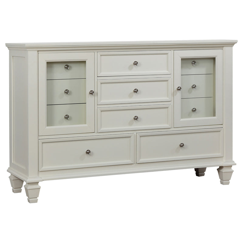 Sandy Beach Bedroom Set Cream White