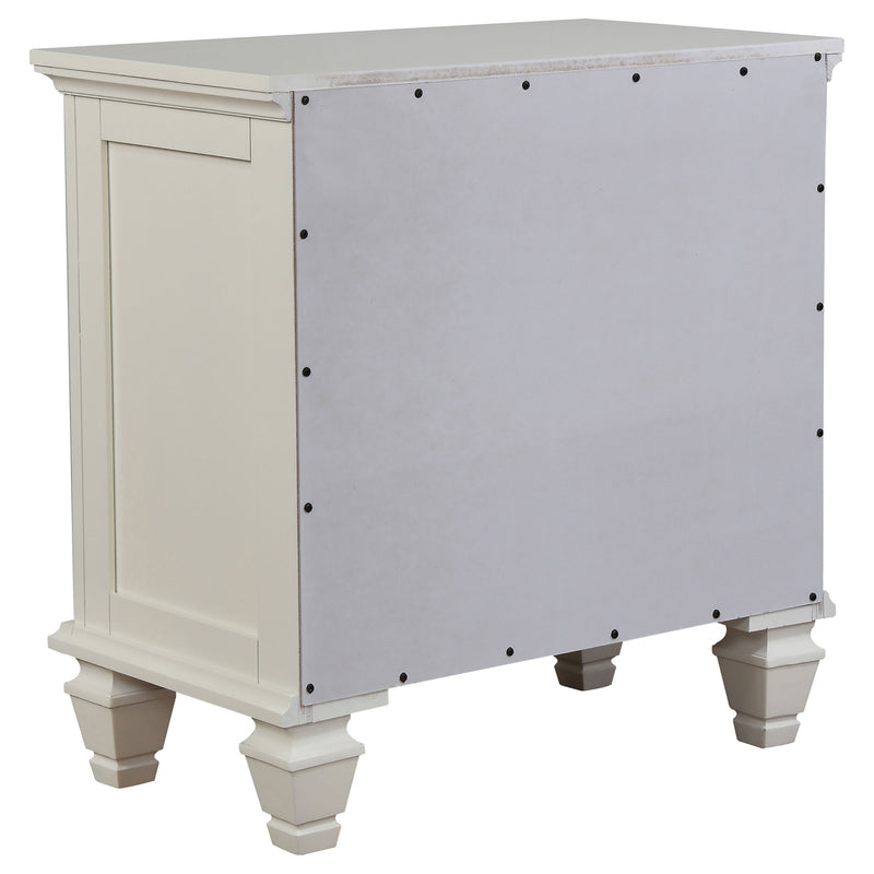Sandy Beach Bedroom Set Cream White