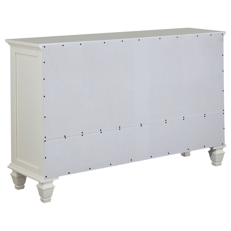 Sandy Beach Bedroom Set Cream White