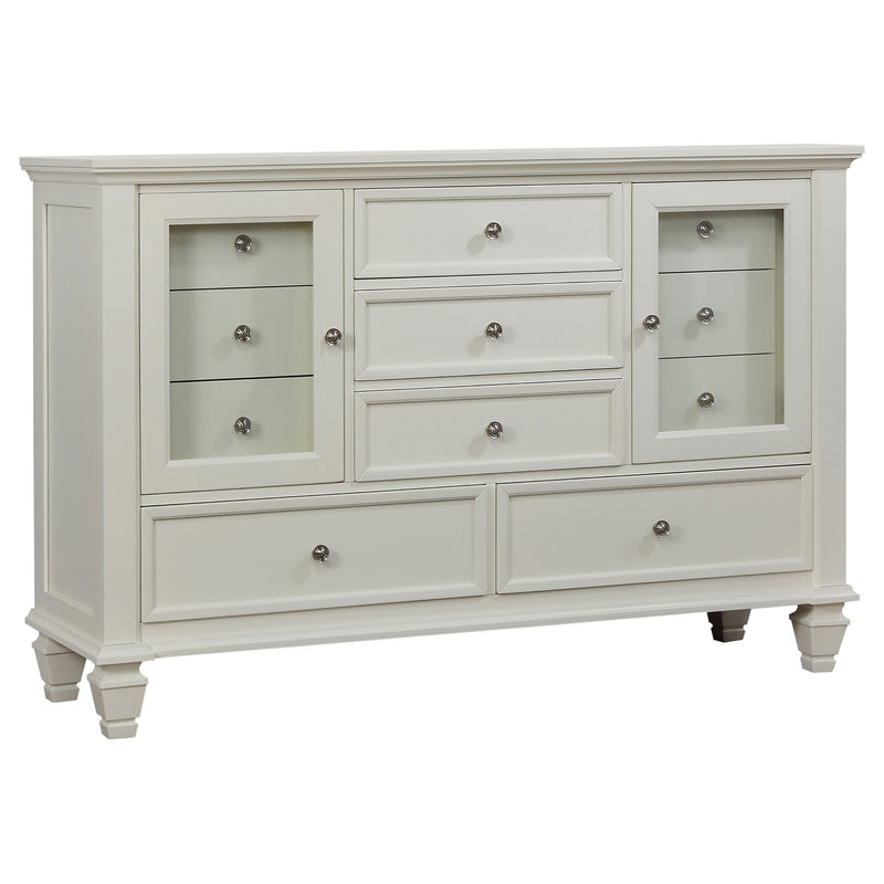 Sandy Beach Bedroom Set Cream White
