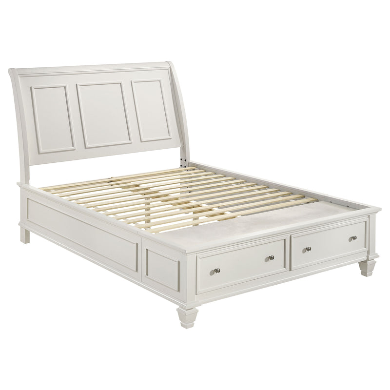 Sandy Beach Bedroom Set Cream White