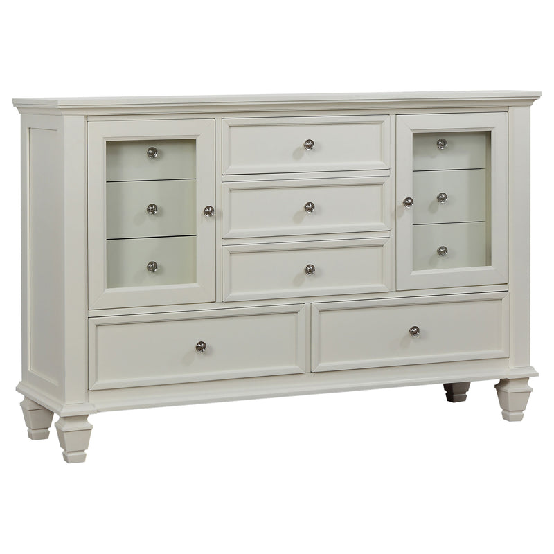 Sandy Beach Bedroom Set Cream White