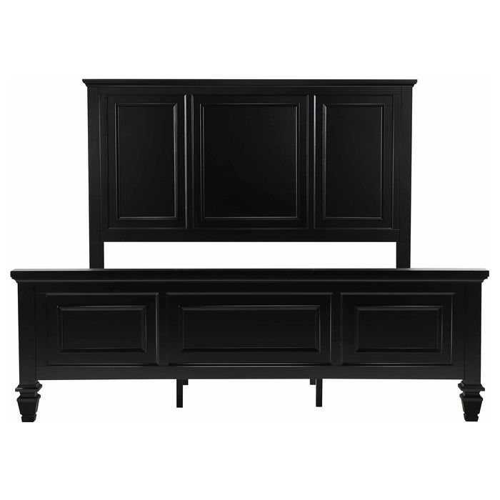 Sandy Beach  California King Bedroom Set Black