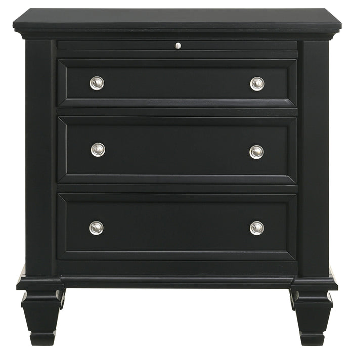 Sandy Beach  California King Bedroom Set Black