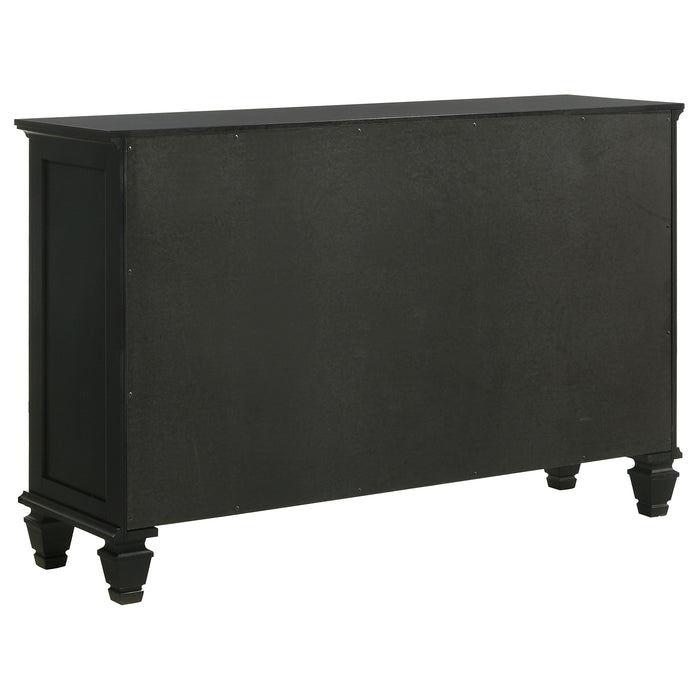 Sandy Beach  California King Bedroom Set Black