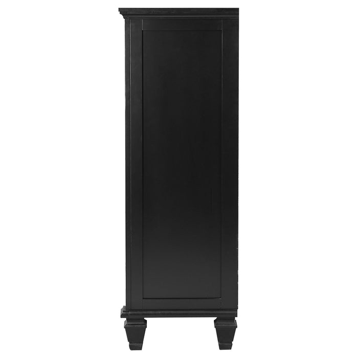 Sandy Beach 5-drawer Chest Black