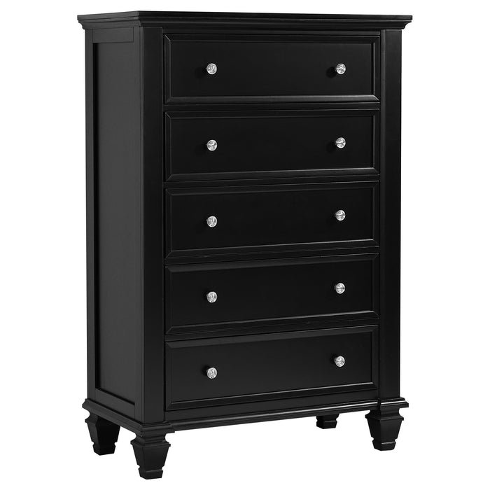 Sandy Beach   Bedroom Set Black