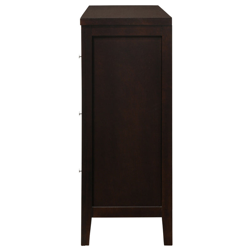 Cómoda de 6 cajones Carlton Capuchino