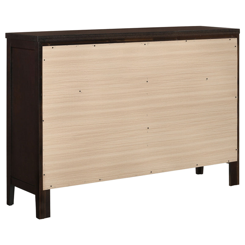 Cómoda de 6 cajones Carlton Capuchino