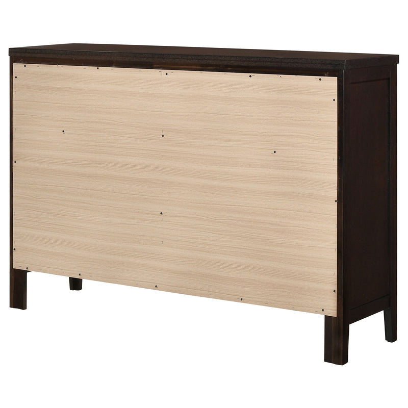 Cómoda de 6 cajones Carlton Capuchino