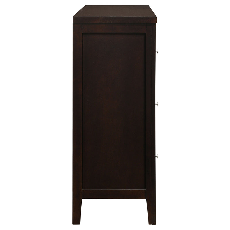 Cómoda de 6 cajones Carlton Capuchino