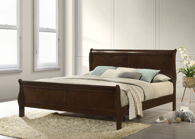 Cama trineo de madera Luis Felipe
