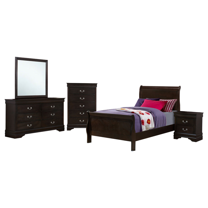 Juego de dormitorio Luis Felipe Capuchino