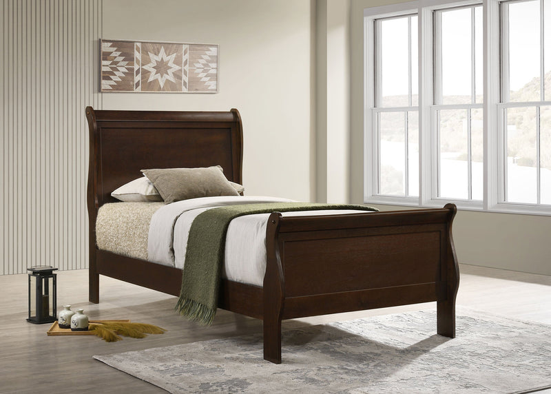 Cama trineo de madera Luis Felipe