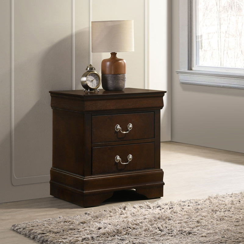 Louis Philippe 2-drawer Nightstand