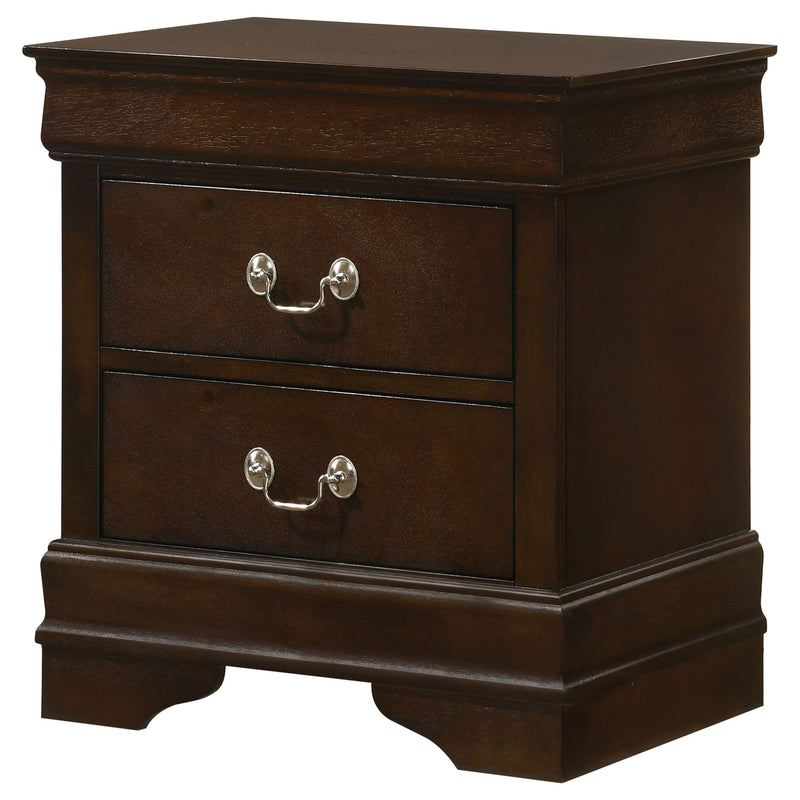 Louis Philippe 2-drawer Nightstand