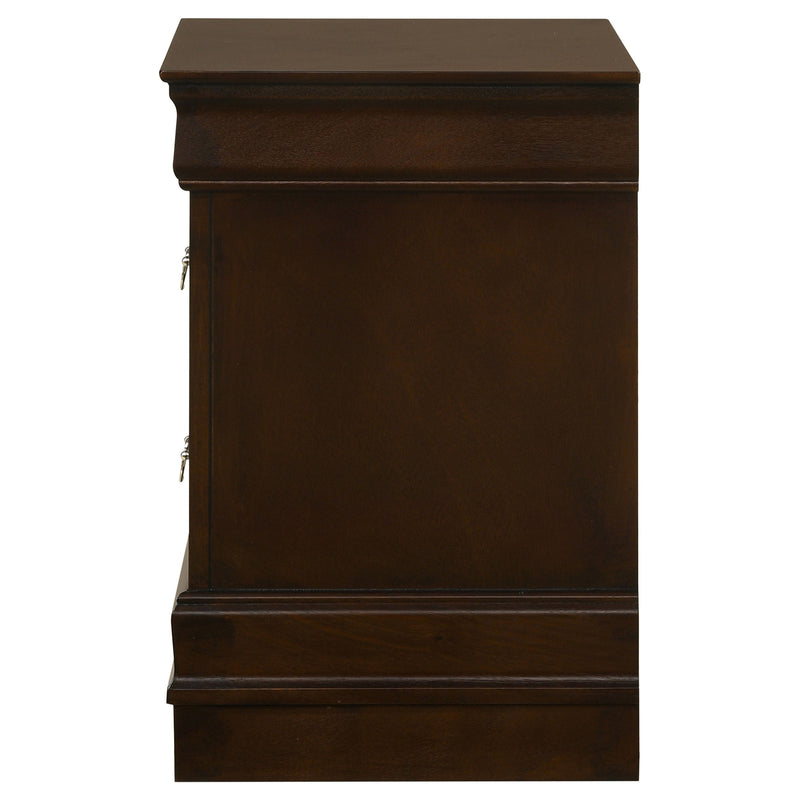 Louis Philippe 2-drawer Nightstand