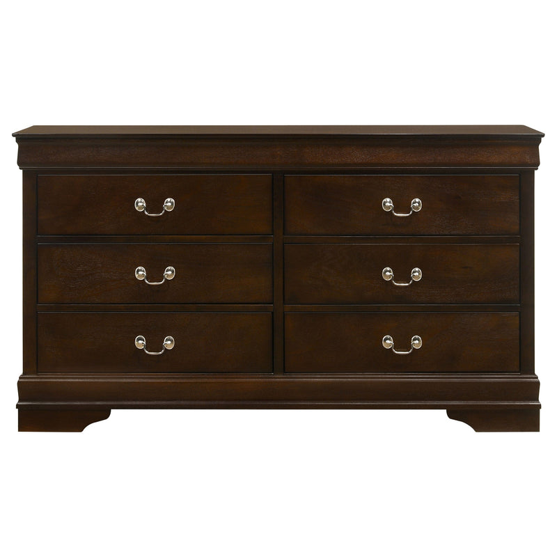Louis Philippe 6-drawer Dresser