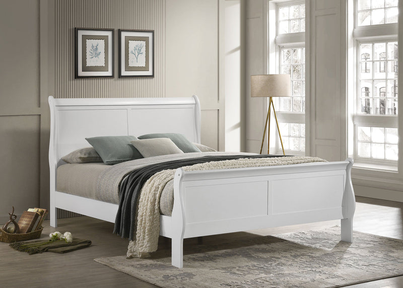 Cama trineo de madera Luis Felipe