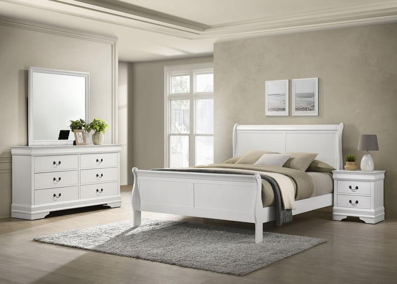 Juego de dormitorio Luis Felipe Capuchino