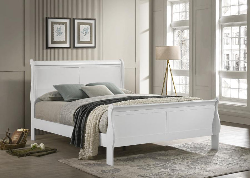 Cama trineo de madera Luis Felipe