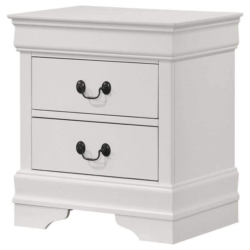 Louis Philippe 2-drawer Nightstand