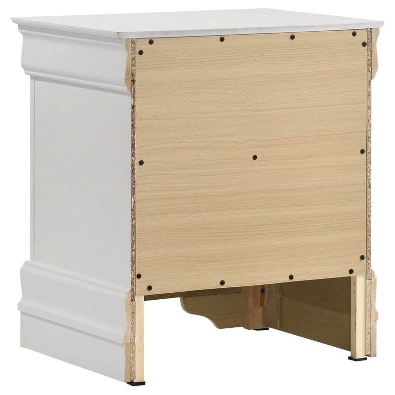 Louis Philippe 2-drawer Nightstand