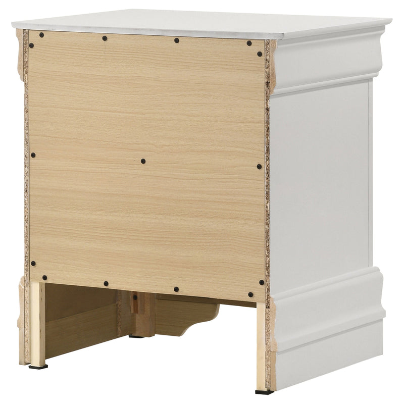 Louis Philippe 2-drawer Nightstand