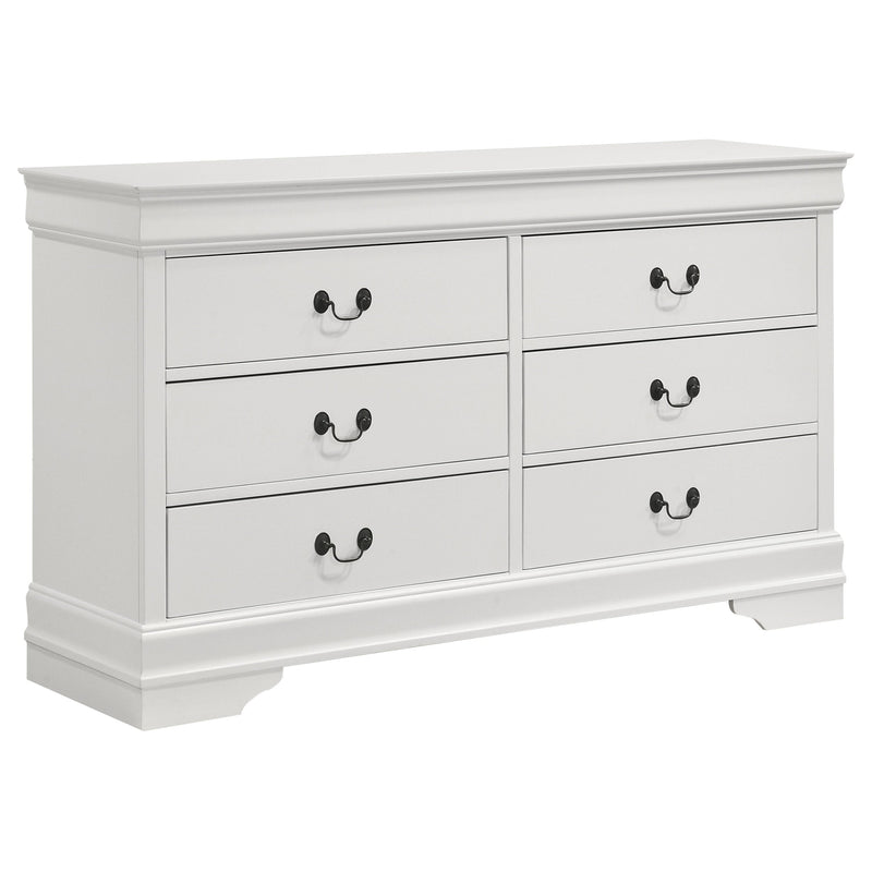 Louis Philippe 6-drawer Dresser