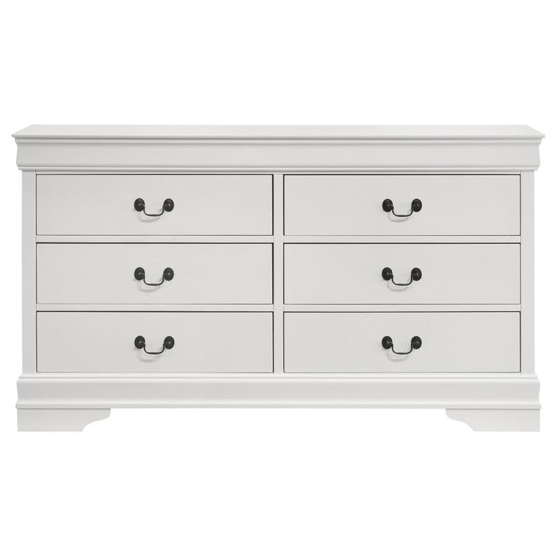 Louis Philippe 6-drawer Dresser