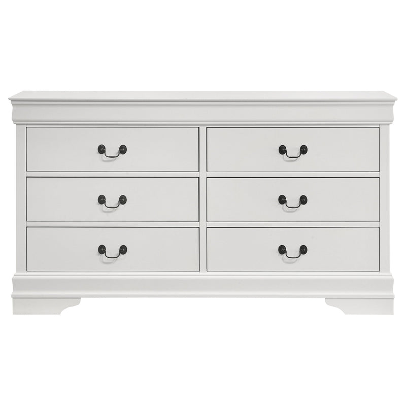 Louis Philippe 6-drawer Dresser