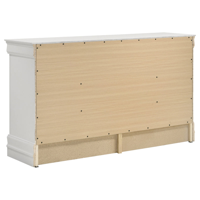 Louis Philippe 6-drawer Dresser