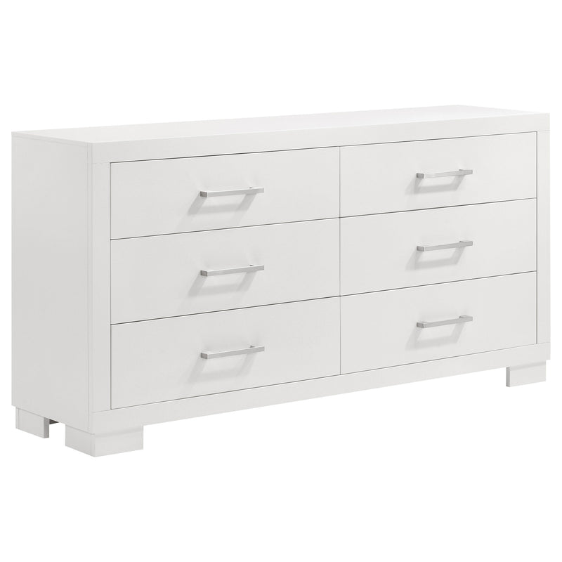 Jessica LED Bedroom Set Cappuccino