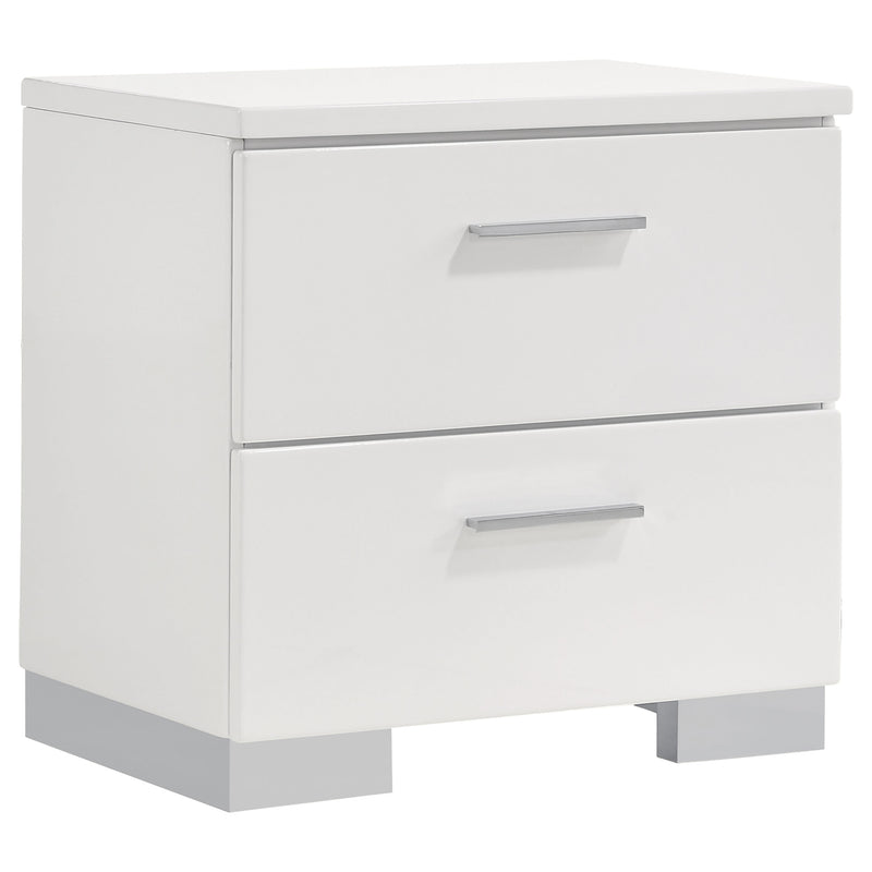 Felicity Bedroom Set White High Gloss