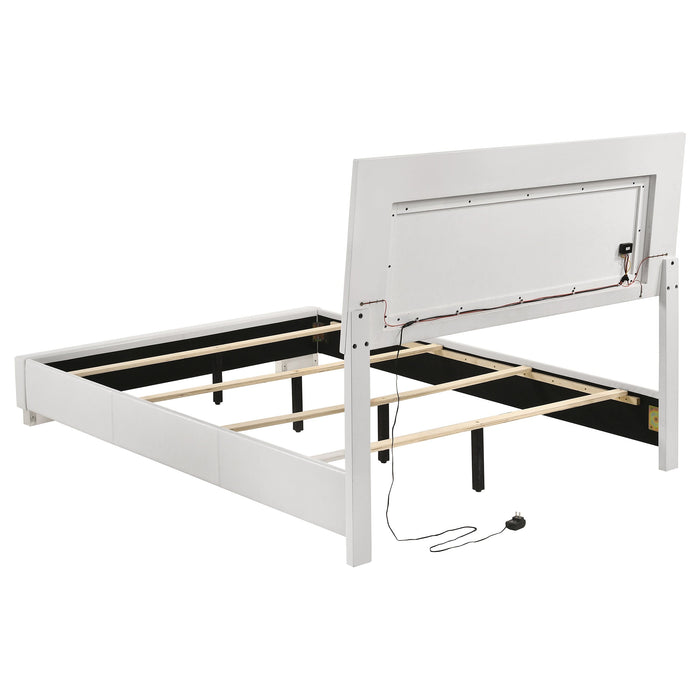Felicity  California King Bedroom Set White Gloss