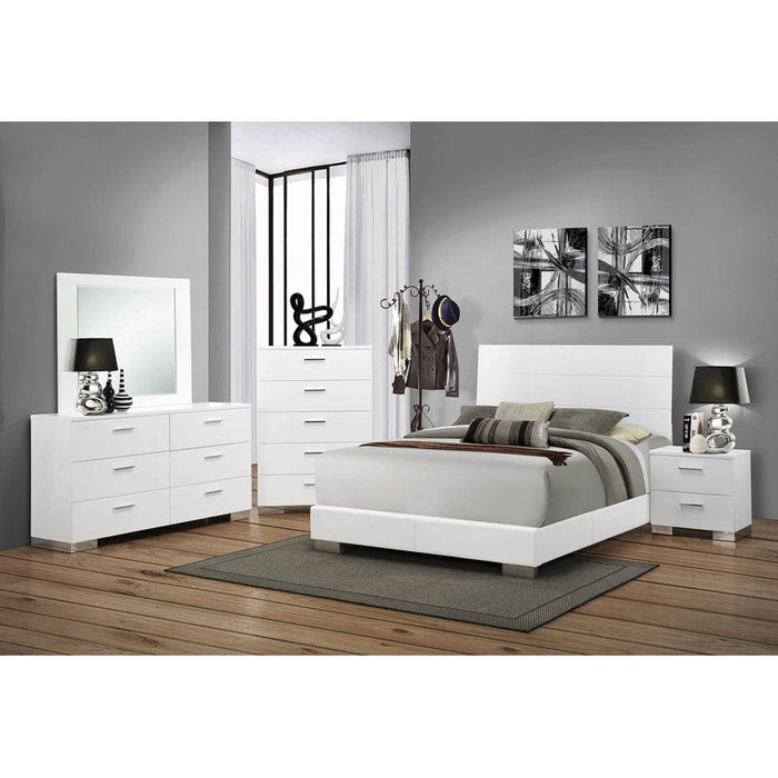 Felicity   Bedroom Set Glossy White