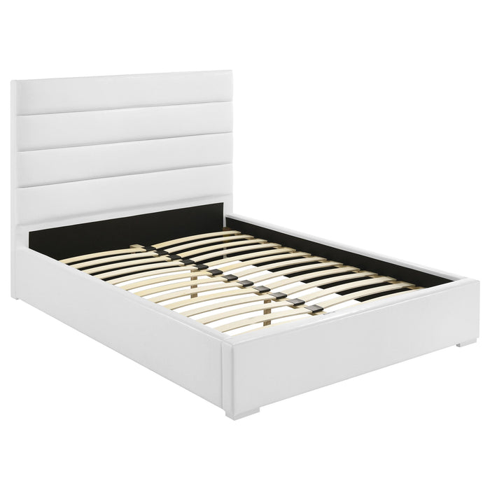 Felicity 53-inch Upholstered  Platform Bed White
