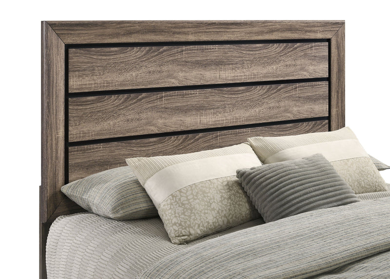 Kauffman Wood Storage Panel Bed