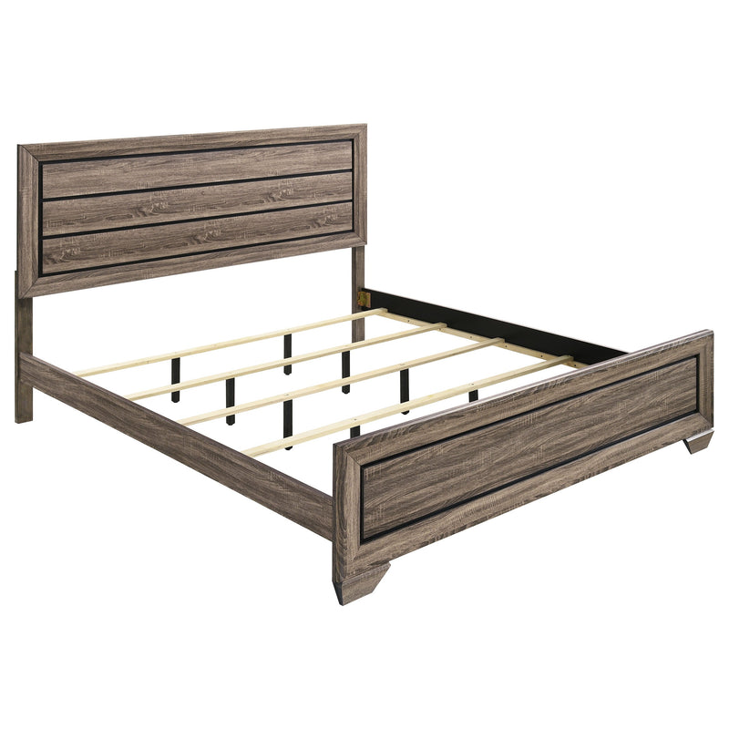 Cama Kauffman con cabecero de madera
