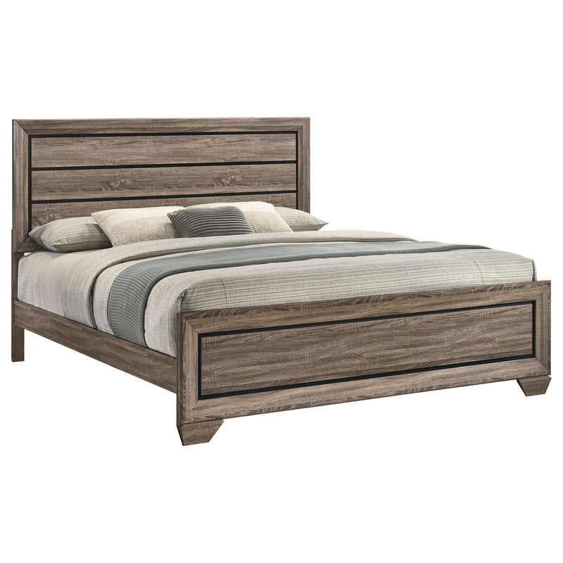 Cama Kauffman con cabecero de madera