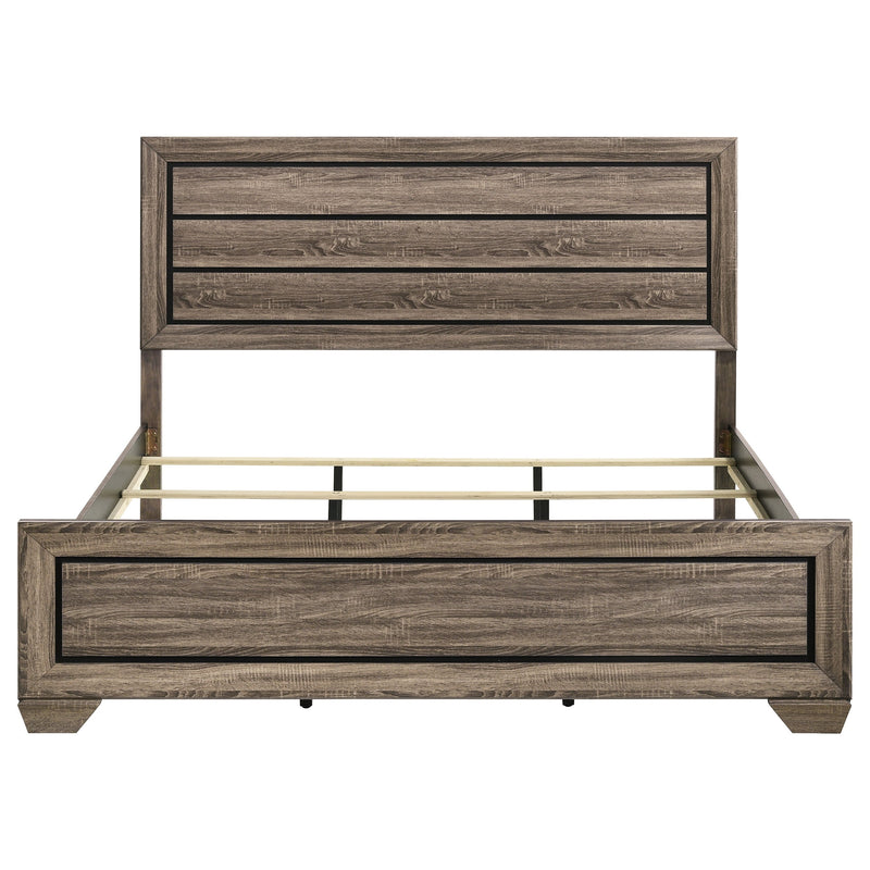 Cama Kauffman con cabecero de madera