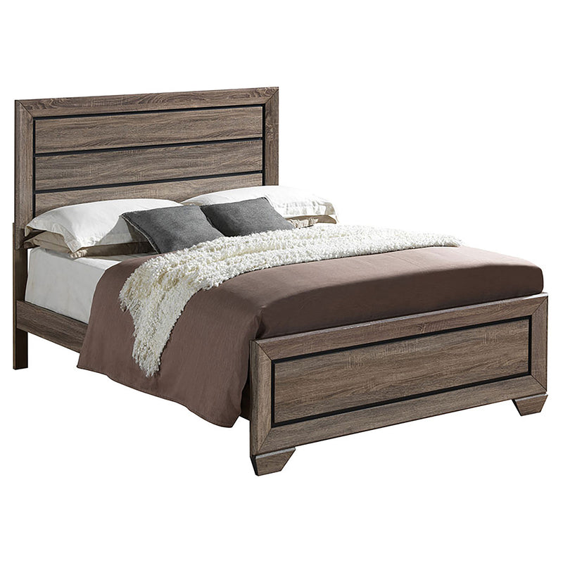 Juego de dormitorio Kauffman taupe deslavado