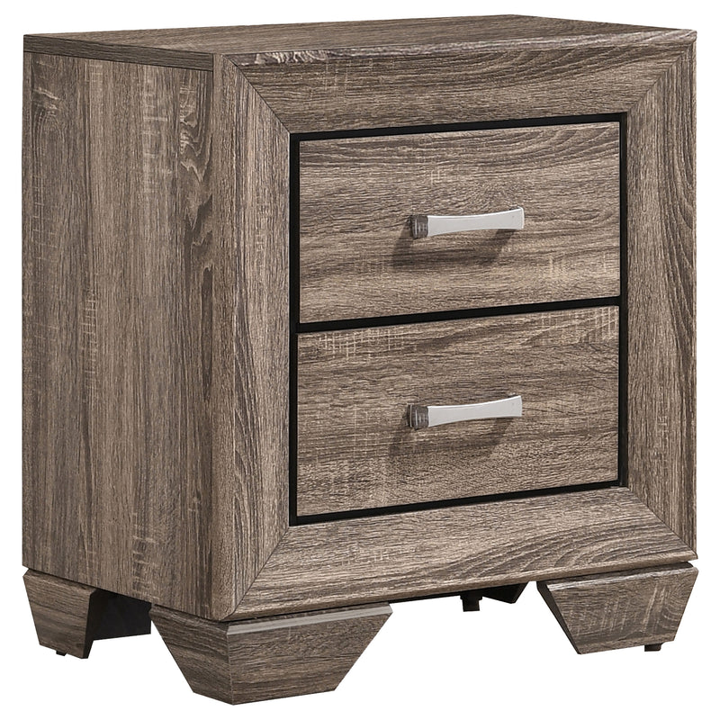 Juego de dormitorio Kauffman taupe deslavado