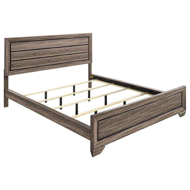 Cama Kauffman con cabecero de madera